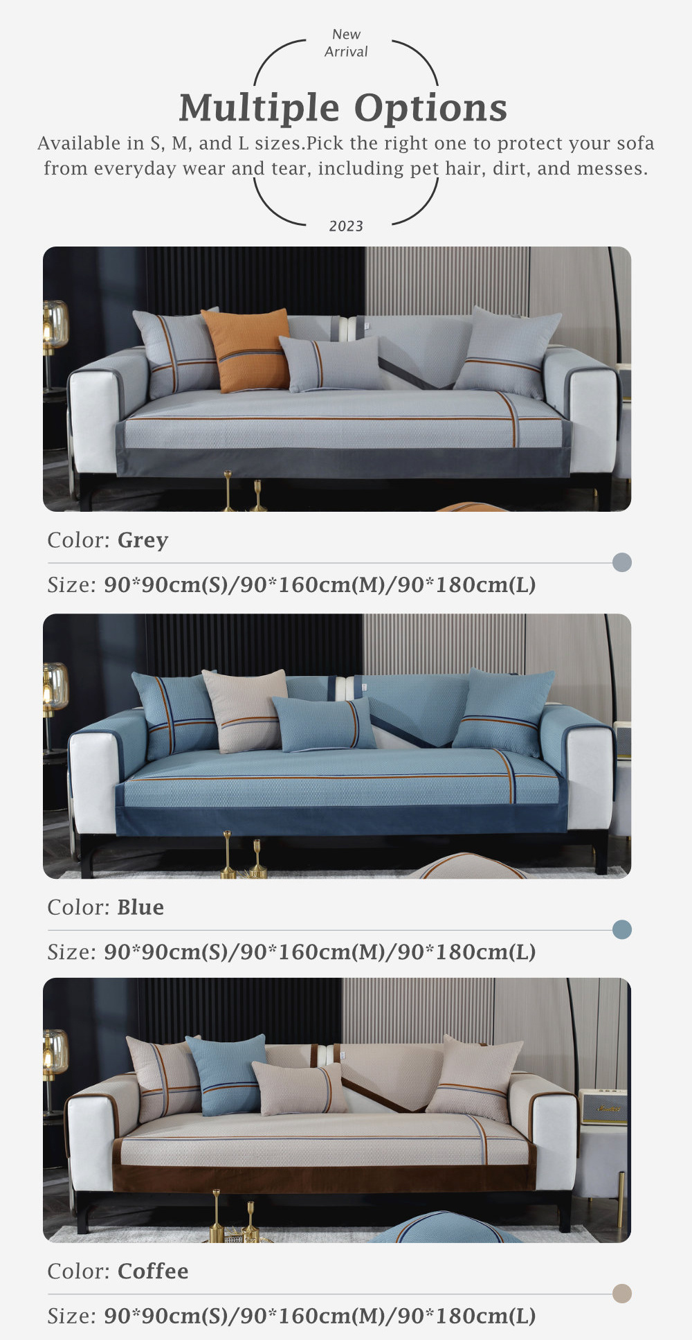 Cloud Brocade Sofa Cover-7